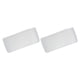 thumbnail image 4 of Advancent Polyester Ribbon Net Trim Ribbon Wedding DIY Sewing Favors Crafts Blanco 2Conjunto, 4 of 6
