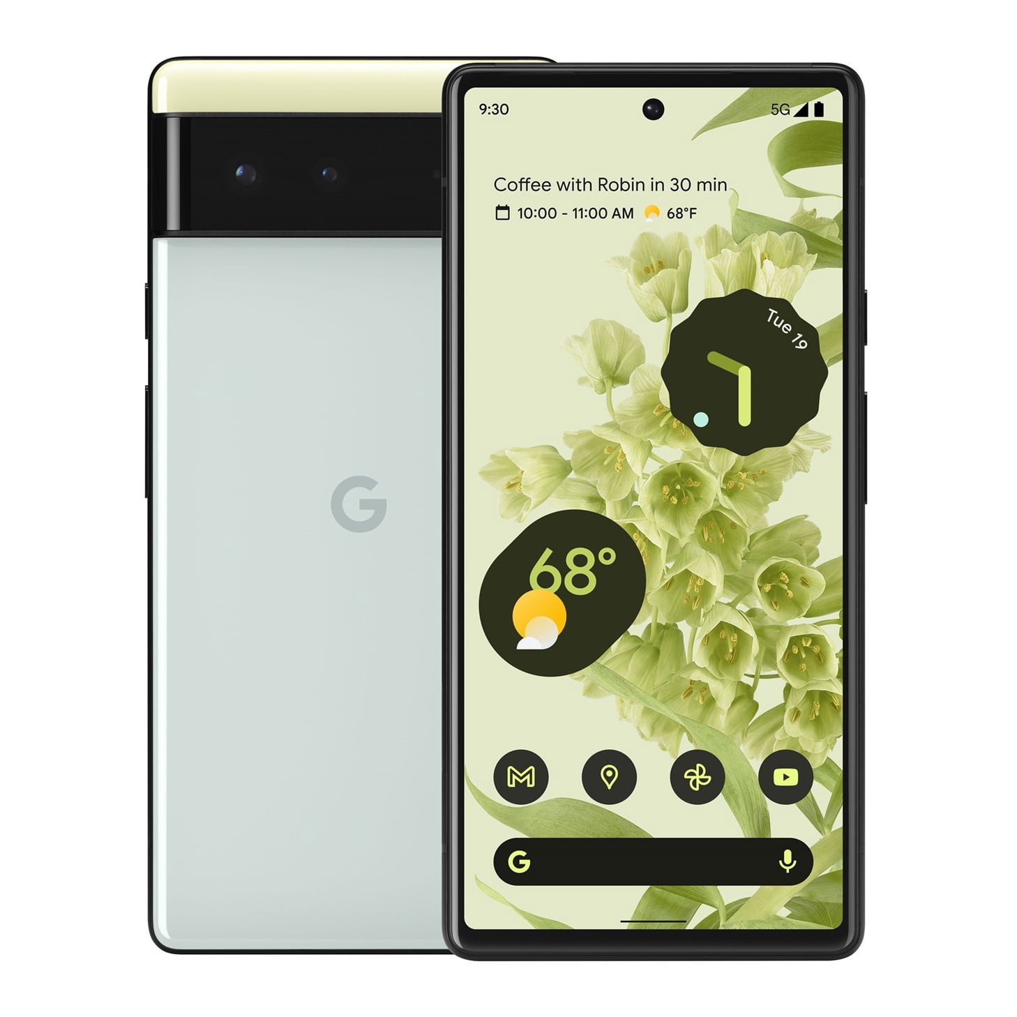 Refurbished Google Pixel 6 GB7N6 (Fully Unlocked) 128GB Sorta Seafoam (Grade B)