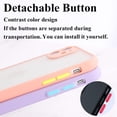 thumbnail image 3 of Compatible with Aesthetic Clear Floral Leaf Lavender iPhone 14 Pro Max Case with Pearl Bracelet Chain (Pink), 3 of 6