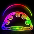 thumbnail image 2 of Light Up Tambourine Musical Flashing Tambourine Handheld Percussion In, 2 of 5