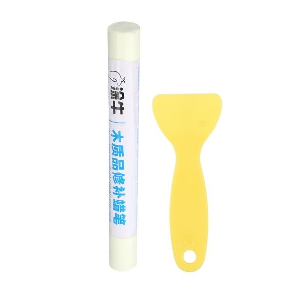 Uxcell Wood Filler Sticks Wood Furniture Scratch Repair Touch Up, Cream White