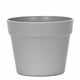 thumbnail image 1 of Zhuge Maceta de plástico gruesa de boca redonda gris de 1 pieza, maceta internacional de simulación de planta PP, maceta no porosa de 22 * 19 cm, 1 of 4