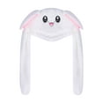 thumbnail image 6 of Franhais LED Plush Hat with Removable Ears Cute Claws Airbag Cap Cosplay Accessory for Women /Boys / Girls Glowing Plush Moving Rabbit Hat Ear Moving Jumping Funny Bunny Plush Hat Cap Party Holiday, 6 of 10