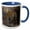 Blue/White, variant on 3drose, Tiger, Bandhavgarh National Park, India, 15oz Mug