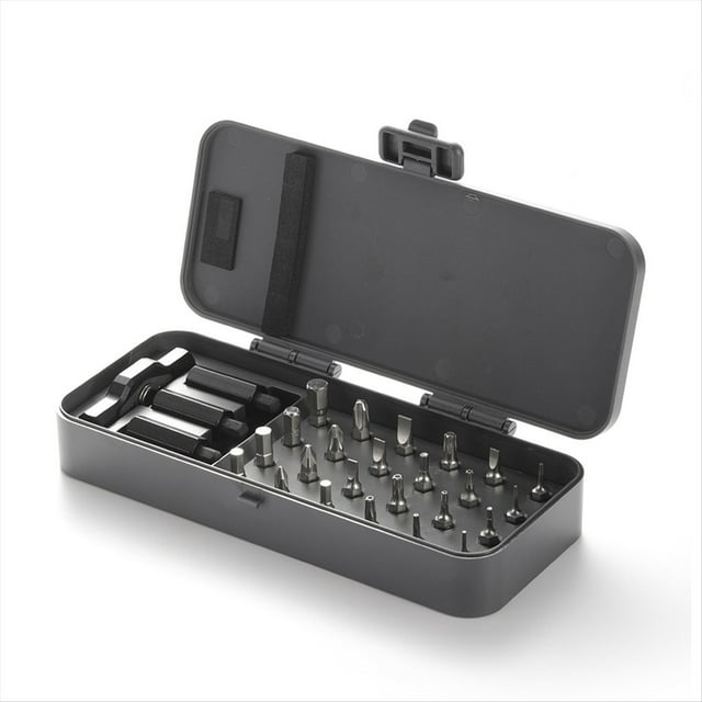 Destornillador de Trinquete, Juego de Puntas de Precisión 24 en 1, Destornillador de Trinquete Magnético con Desmontable para Electrónica, Bricolaje