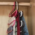 thumbnail image 4 of Advancent Colgador de ropa multicapa, soporte para estante, pantalones, corbatas, bufandas, organizador de guardarropa Almacenamiento y organización del hogar café, 4 of 6