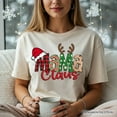 thumbnail image 5 of Mama Claus Retro Christmas T-Shirt, Matching Family Holiday Tee, 5 of 6