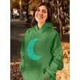 thumbnail image 2 of Colorful Moon Hoodie Women -SPIdeals Designs, Female 3X-Large, 2 of 4