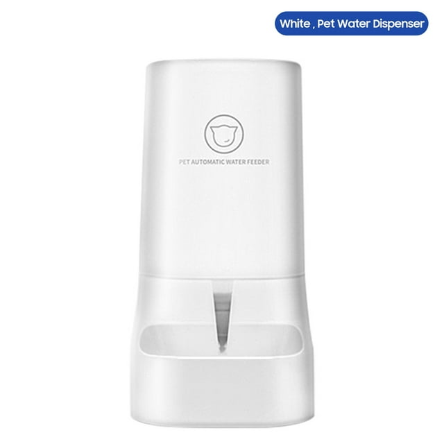 Distributeur d'Eau pour Animaux Distributeur de Nourriture Auto-Distributrice Gravité Automatique Nourriture Sèche