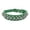 Green, variant on XXS Cool Spiked Studded Dog Collar, Adjustable PU Leather Pet Collar with Sturdy D-Ring for Small, Medium & Large Dogs (Size/Colour as Pictured)