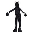 thumbnail image 6 of LIIPEE Kids Black Cat Costumes Boys Girls Unisex Cute Cozy Party Dress Up Clothes 3 Piece,8-10 Years, 6 of 6