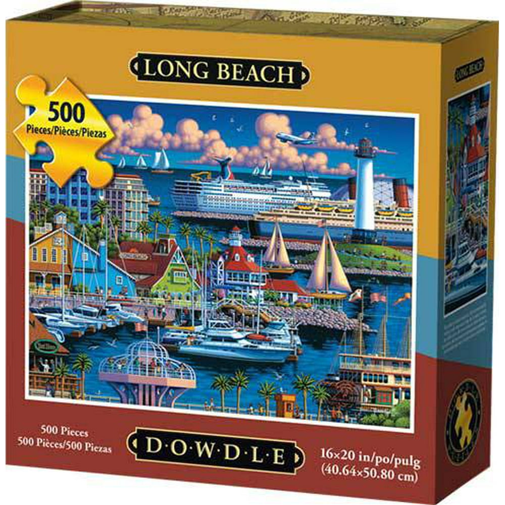 Dowdle Jigsaw Puzzle Long Beach 500 Piece