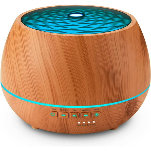 Essential Oil Diffusers & White Noise Sound Machine 9 Natural
