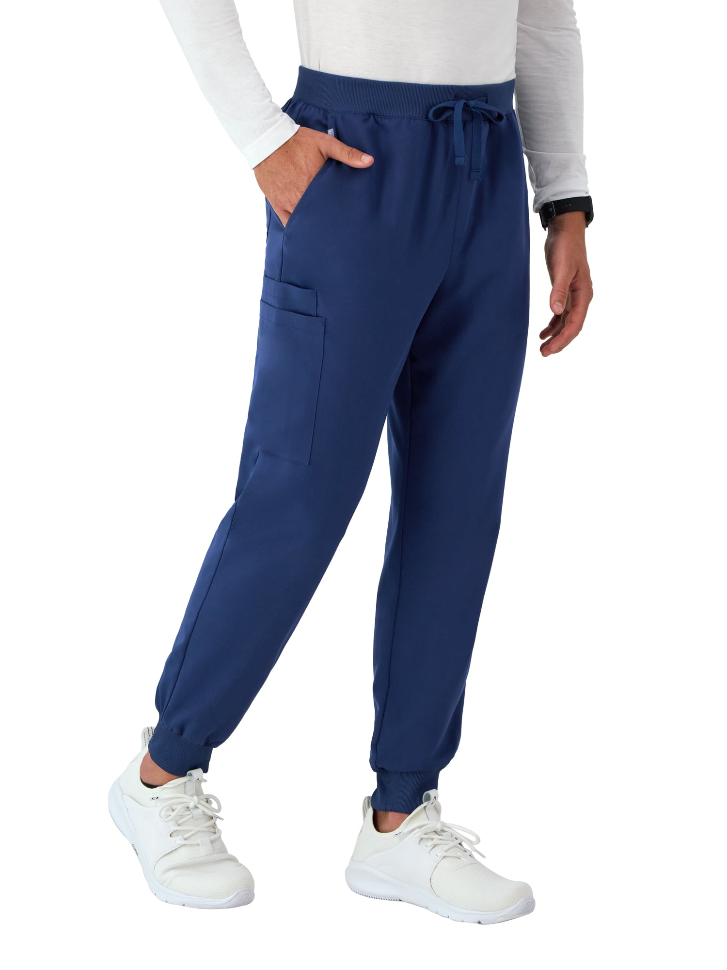 Hanes Mens Hanes Men's Scrubs Drawstring Jogger Scrub Pants, Comfort Fit, Sizes S-3XL