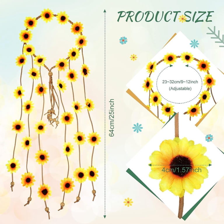 Acbtao124 Bohemian Fashion Flowers Wrapped Personality Dance Headband