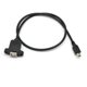 thumbnail image 4 of Xihbxyly Artículos En Liquidación En Oferta para Mujeres Cable de Montaje En Panel + Tornillo Mini Usb de 5 Pines Macho a Usb 2.0 B Hembra, 4 of 5