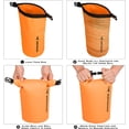 thumbnail image 5 of Dry Bags, 100% Waterproof Storage Bags, Military Grade Construction for Swimming, Kayaking, Boating, Hiking, Camping, Fishing, Biking, Skiing., 5 of 13
