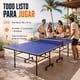thumbnail image 2 of Mesa Ping Pong Plegable Profesional Centurfit Ruedas Tablero MDF Estructura Acero Red 2 Paletas 3 Pelotas Interior Exterior Hogar Escuela Club Oficina Recreacion, 2 of 7