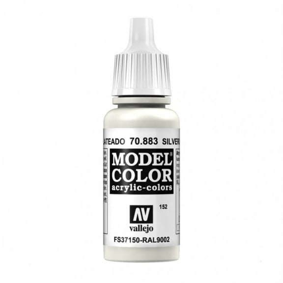 Vallejo 70883 Silver Gray 17ml Bottle Acrylic Paint