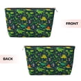 thumbnail image 2 of Picia Dinosaurs Printed Leather Travel Toiletry Bag,Cosmetic Organizer, Makeup Travel Bag, Durable Travel Pouch, Compact Toiletry Bag, Travel Accessories, 2 of 6
