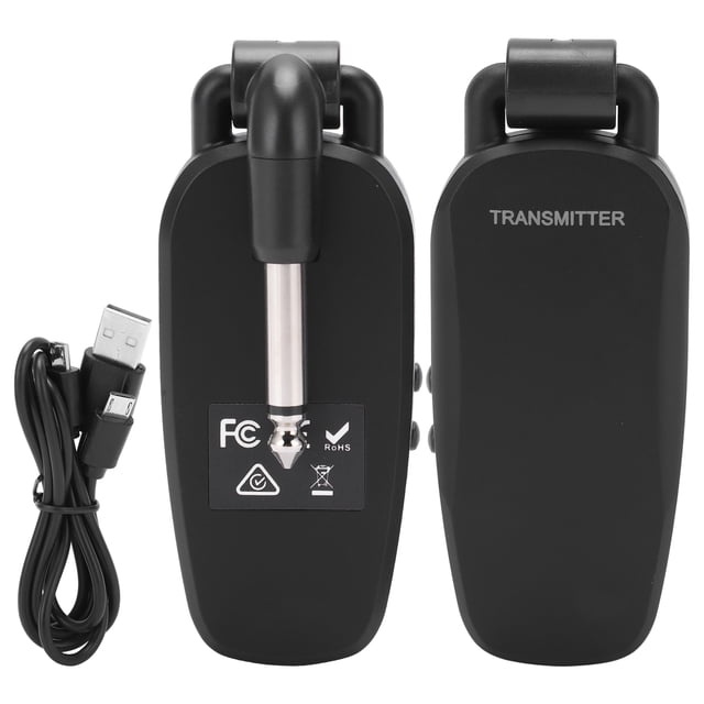 Receptor De Transmisor Inalámbrico De Guitarra Conjunto De Transmisor Inalámbrico De Bajo De 10 MW Para Violín Eléctrico Para Muchos Instrumentos Eléctricos Para Bajo ANGGREK Otros