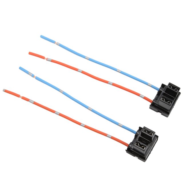 H7 Headlight Socket, Headlight Bulb Conversion Wire Red Copper Insulation Heat Resistance Wear Resistance For Car Retrofit