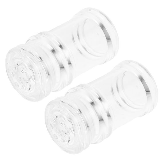 WORGEOUS 2pcs Refillable Salt And Pepper Shakers Crystal Salt Pepper Bottles For Kitchen Small Spice Jars Spice Dispenser Condiment Bottles