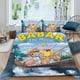 thumbnail image 2 of Babar Conjunto de sábanas temático, trío de piezas, cómodo y amigable con la piel, diseño único, regalo de decoración para el hogar para familiares, amigos y fans,140cm *210cm, 2 of 6