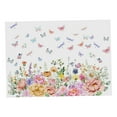 thumbnail image 2 of La ventana de de la flor se aferra, etiquetas engomadas de la ventana de la película, etiqueta floral del vidrio de para la pared, 2 of 9
