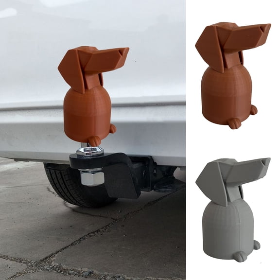 Dserhfy Trailer Hitch Ball Cover 3D Printed Dachshund Dog Hitch Ball Protector Cap Funny Towing Hitch Ball Cover for RV Trailer Truck Accessories