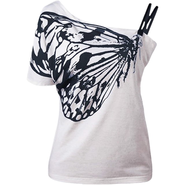 Lixiuxyad T-Shirts à Manches Longues pour Femmes plus Débardeur Asymétrique Imprimé Ample pour Femmes
