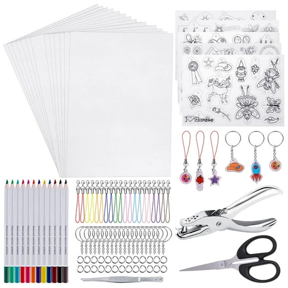 Láminas retráctiles shynek Shrink Art con kit de 125 piezas para manualidades