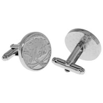 Silver New York Mets Cufflinks