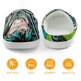 thumbnail image 5 of Izuku Midoriya My Hero Academia Kid's Cotton Slippers Winter Warm Soft Plush Slippers with Rubber Sole Non-Slip Indoor Outdoor Slip on Shoes Fluffy House Slippers For Boys Girls Teen, 5 of 8