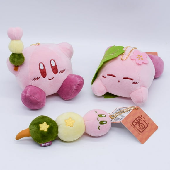 Kirby 3-piece set Mega Plush - Cute Plushies, Plush & Soft Pillow Kirby Gifts for Kids & Adults! Kirby Plushes Available Include Whip Kirby, Kirby Sleep, Fighter Kirby