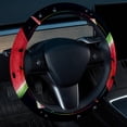 thumbnail image 2 of Watermelon 14.5 Inch Printing PVC Leather Auto Accessories Car Wheel Steering Wheel Cover, 2 of 6