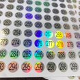 15 Sheets Mini Number Stickers 1 to 500 Round Labels Stickers ...