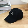 thumbnail image 2 of LIIPEE Kids Hats Casual Letter Printed Baseball Caps Boys Girls Adjustable Sun Hats Summer Breathable Ponytail Visor Lightweight Outdoor Sports Hats,Black,One Size, 2 of 3