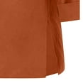 thumbnail image 6 of ZJXFGS Ladies Tops and Blouses Women'S Tops Womens Business Casual Tops Plus Size Women Blouses Womens Plus Size Blouses Workout Tops for Women Women Dress Shirts Orange 2XL, 6 of 7