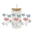 thumbnail image 2 of HOZADOIE A Sticker Home Decor Christmas Heat Transfer Cup with Crystal Pattern, 2 of 2