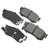 Akebono ASP540 Disc Brake Pad Kit Fits select: 1991-2001 NISSAN MAXIMA, 1993-2001 NISSAN ALTIMA