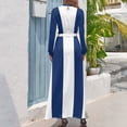 thumbnail image 3 of Vestido largo de rayas West Brom Vestido de noche para mujer Moda mujer Vestido vintage Vestidos de noche para mujer, 3 of 5