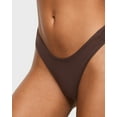 thumbnail image 5 of Women's Inbarely Soft Thong Sexy Panties Breathable V-waisted Ladies Underwear 3 Pack, 5 of 7