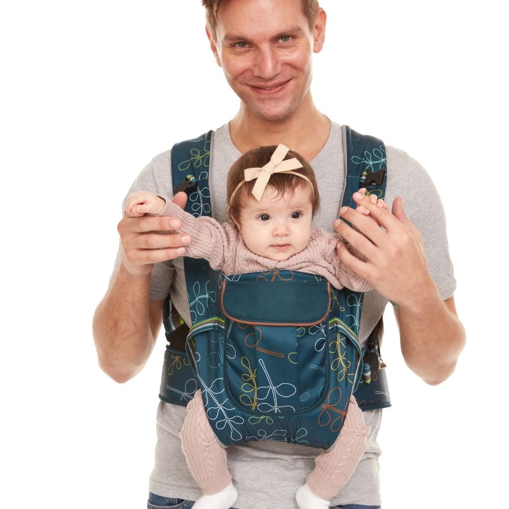 Monbebe Lynx 5-in-1 Baby Carrier, Leafy