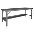 thumbnail image 4 of Durham Manufacturing Ergonomic Folding Leg Style Adjustable Height Steel Top Workbench, 4 of 7