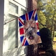 thumbnail image 2 of Norwich Terrier with English Union Jack British Flag Flag Canvas House Size, 2 of 2