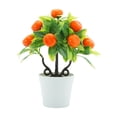 thumbnail image 7 of Shenmeida Artificial Potted Fruit Tree Bonsai, Faux Mini Plastic Fruits Plants for Home Wedding Party Bonsai Decor Fake Green Pot Flowers Ornaments, 7 of 7