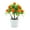 Orange, variant on Ludlz Artificial Mini Potted Plants Fake Plastic Plants for Home Office Desk Room Greenery Decoration Orange Lemon Peach Fruit Tree Bonsai for Living Room