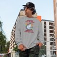 thumbnail image 2 of Sometimes I Talk to Myself Then We Both Laugh & Laugh feat. a Cute Cat, Fur Parent, Heather Grey Crewneck Sweatshirt, XL, 2 of 2