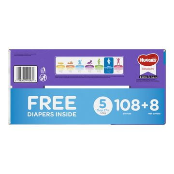 Huggies Little Movers Diapers, Huge Pack, Size 5, 116 Count